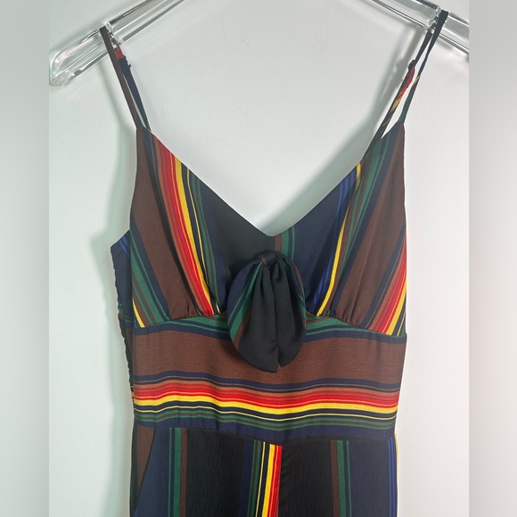 VOODOO VIXEN VIVIAN STRIPED JUMPSUIT WITH BOW - Picture 6 of 7